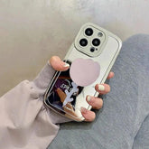 TSP91 Cute Phone Cases For iPhone 15 Pro Max, 14, 13, 12, and 11 - Plating Mirror Tulip Back Cover - Touchy Style