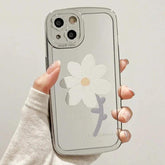 TSP91 Cute Phone Cases For iPhone 15 Pro Max, 14, 13, 12, and 11 - Plating Mirror Tulip Back Cover - Touchy Style