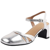 TSS47 Leather Low Heel Sandal - Women&