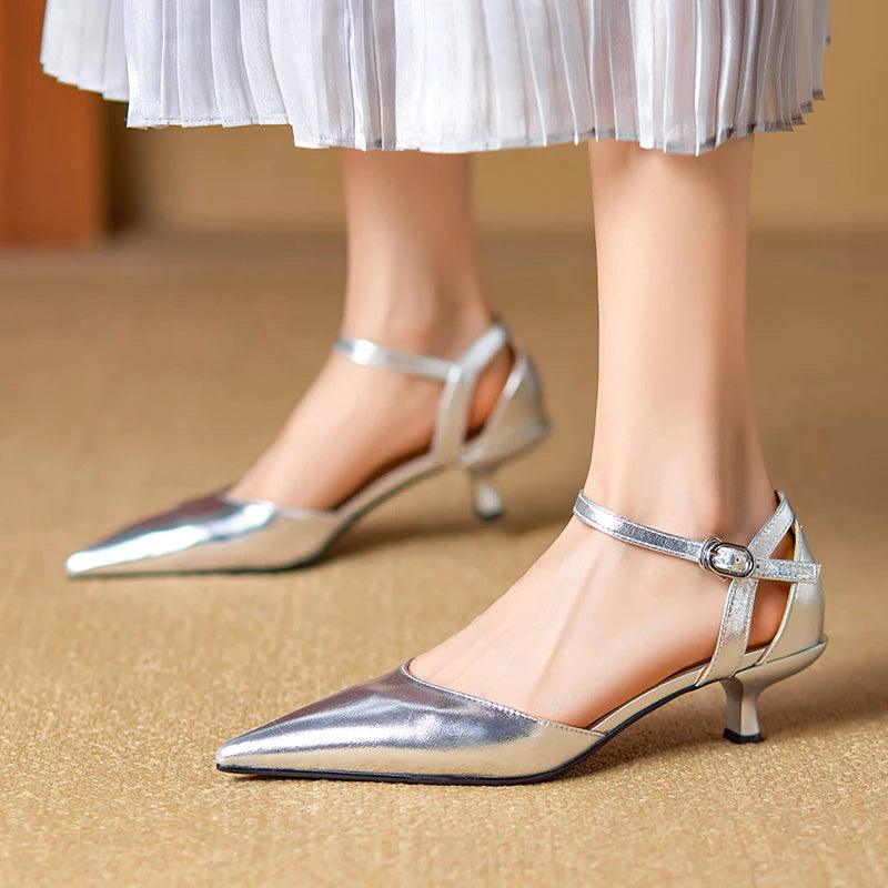 TSS55 Basic Thin High Heels Sandals - Women&