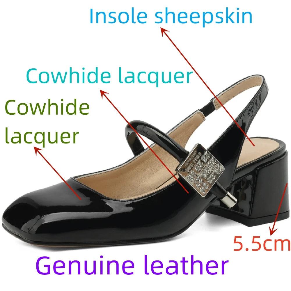 TSS59 Leather Chunky Sandal - Women&