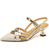 TSS65 Leather Low Heel Sandals - Women&
