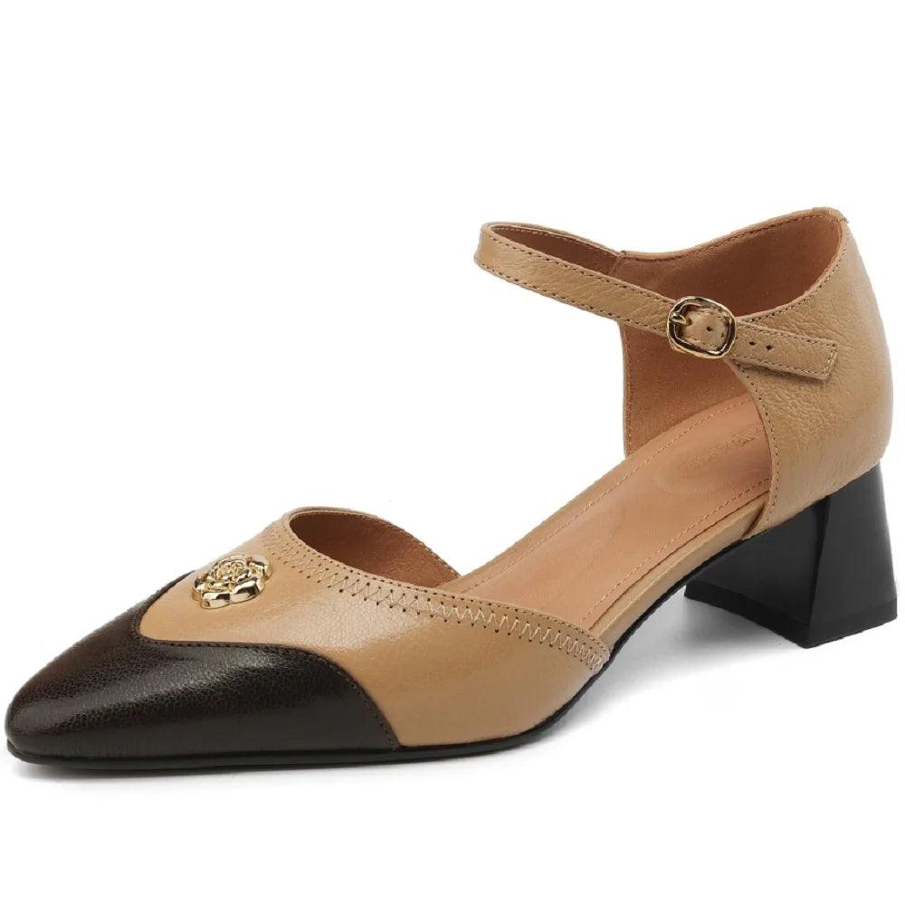 TSS78 Thick Medium Heels - Women&