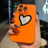 Ultra-Thin Cute Heart Hollow Phone Case for iPhone 14, 13, 12, 11 Pro Max, 14 Plus, and 11 with Matte Lens Film - Touchy Style .