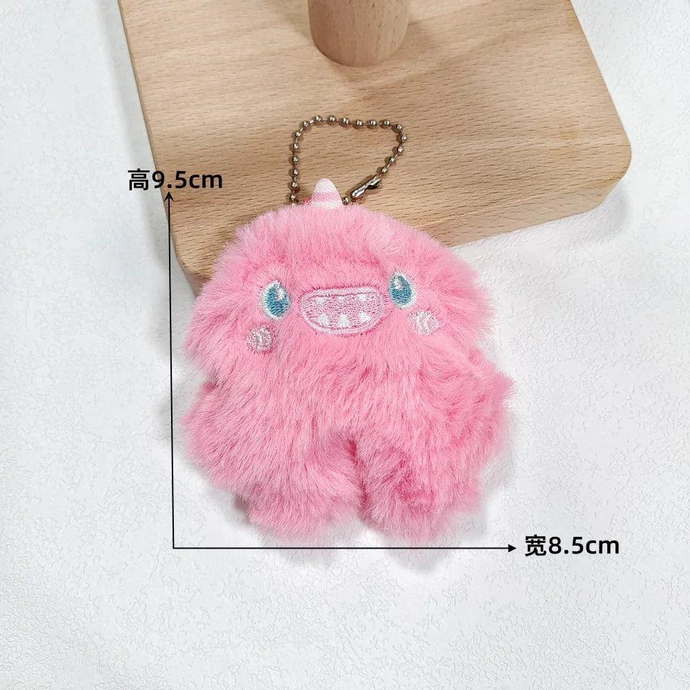 Unique Keychains - Cartoon Monster - Plush Stuffed Doll Pendant Keyrings - TSKC14 - Touchy Style