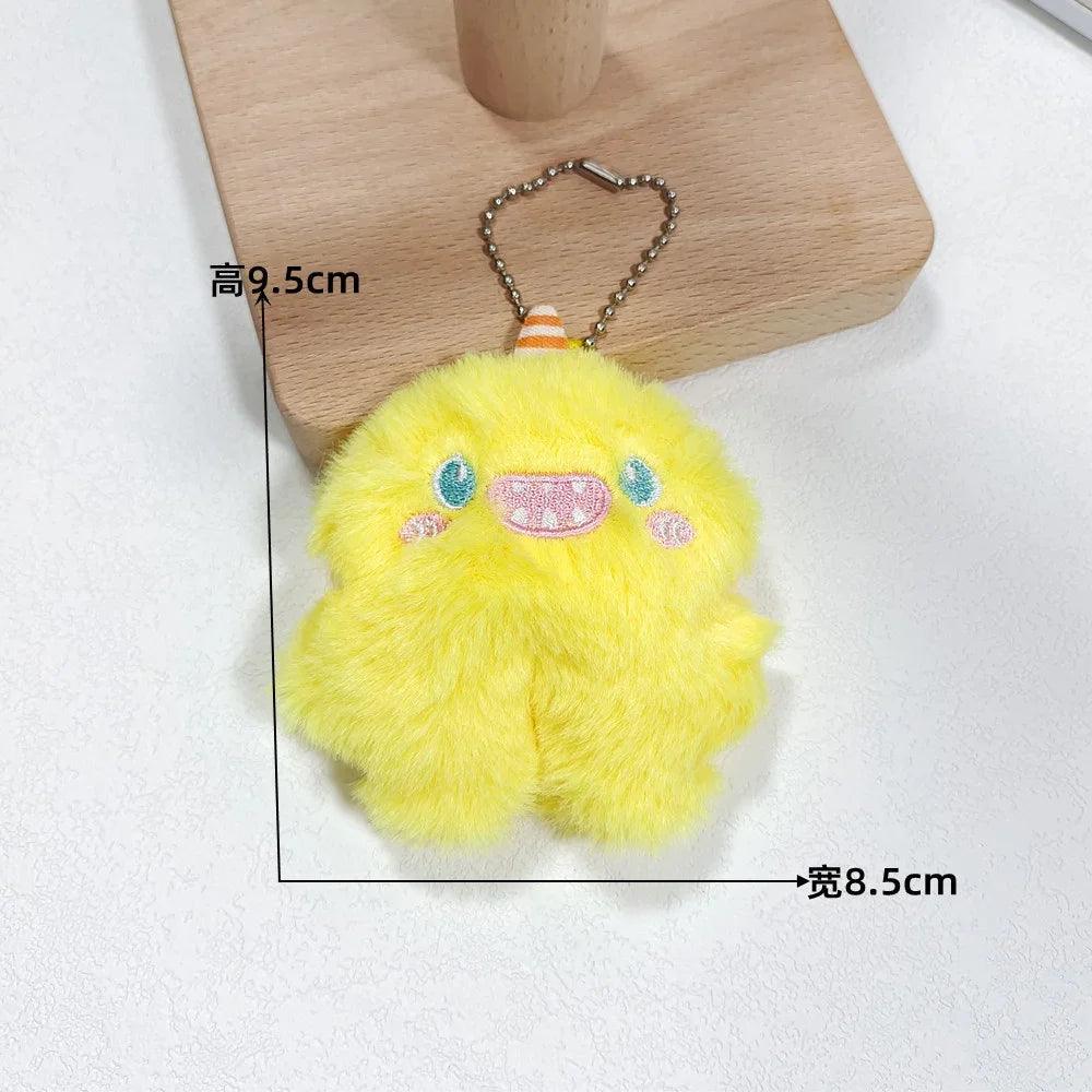 Unique Keychains - Cartoon Monster - Plush Stuffed Doll Pendant Keyrings - TSKC14 - Touchy Style