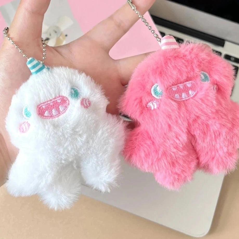 Unique Keychains - Cartoon Monster - Plush Stuffed Doll Pendant Keyrings - TSKC14 - Touchy Style