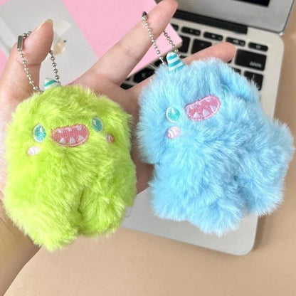 Unique Keychains - Cartoon Monster - Plush Stuffed Doll Pendant Keyrings - TSKC14 - Touchy Style