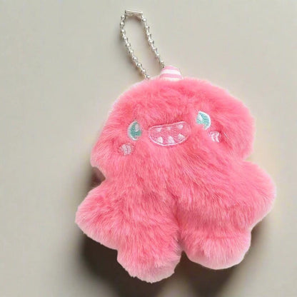 Unique Keychains - Cartoon Monster - Plush Stuffed Doll Pendant Keyrings - TSKC14 - Touchy Style