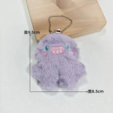 Unique Keychains - Cartoon Monster - Plush Stuffed Doll Pendant Keyrings - TSKC14 - Touchy Style