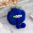 Unique Keychains - Cartoon Pompom Plush Big Eyes Doll Pendant Keyring - TSKC15 - Touchy Style