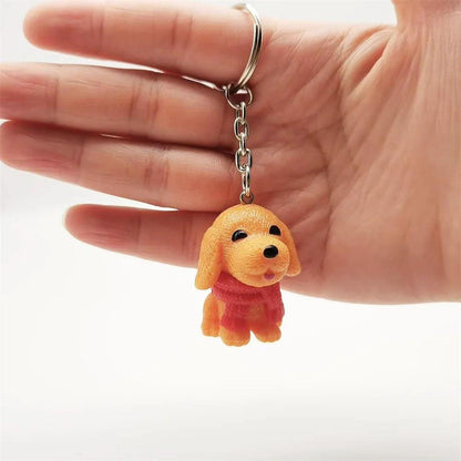 Unique Keychains - Cute Eggshell - Cartoon TeddyPet Pendant - TSKC17 Design - Touchy Style