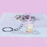 Unique Keychains - Cute Simulation, Acrylic Luminous Bubble Tea - TSKC3 - Touchy Style