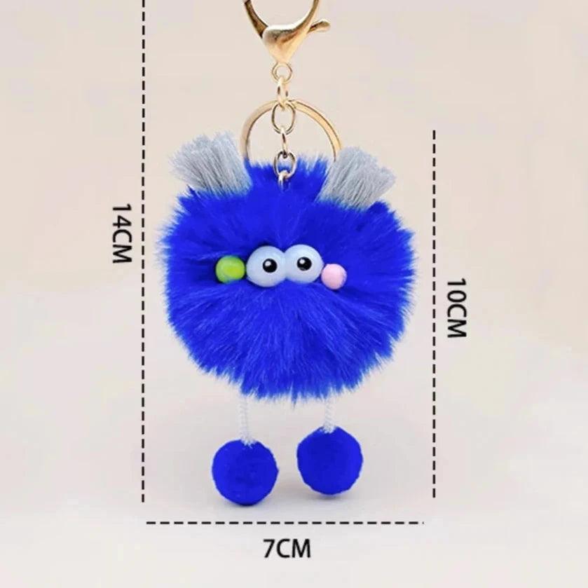 Unique Keychains - Plush Big Eyes Doll Pendant - TSKC15 - Touchy Style