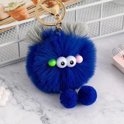 Unique Keychains - Plush Big Eyes Doll Pendant - TSKC15 - Touchy Style