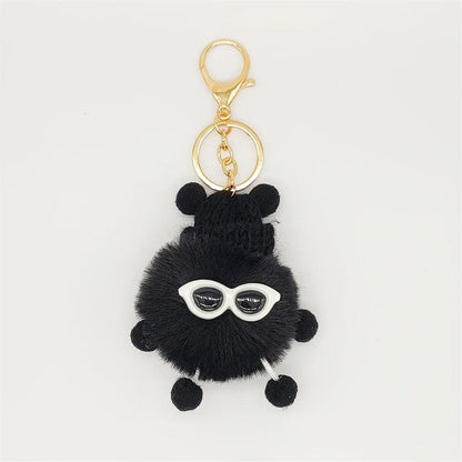 Unique Keychains - Pom Pom Doll - Metal Keyring - TSKC1 - Touchy Style