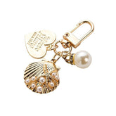 Unique Keychains Shell Conch Pearl Accessories DM909 - Touchy Style .