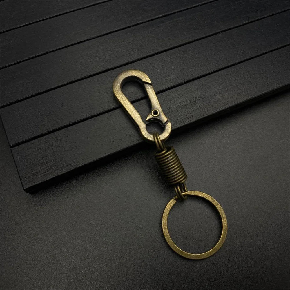 Unique Keychains - Simple Carabiner Shape - Waist Hanging Key Holder - Anti-Lost Metal Keyring Clip - TSKC10 - Touchy Style