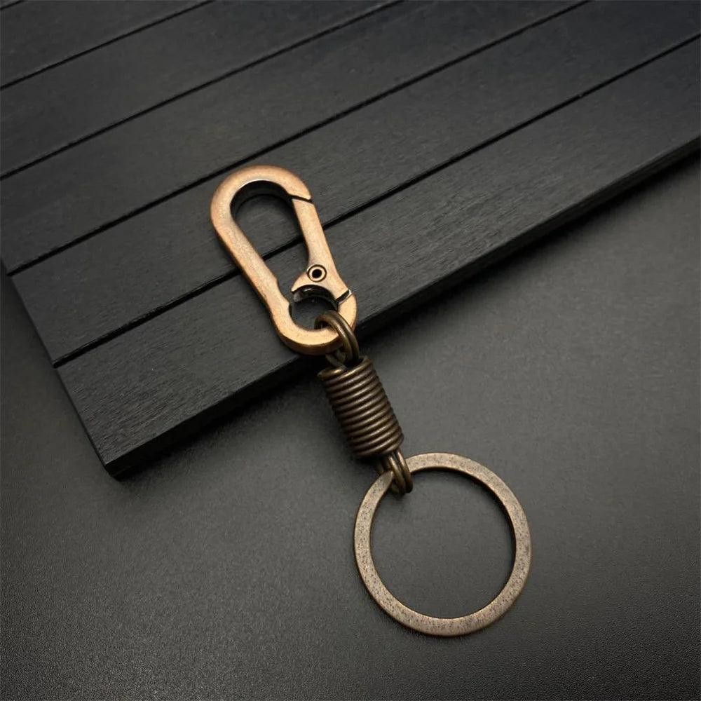 Unique Keychains - Simple Carabiner Shape - Waist Hanging Key Holder - Anti-Lost Metal Keyring Clip - TSKC10 - Touchy Style