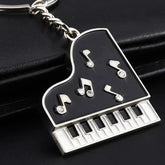 Unique Keychains - Simple Music Symbol - Metal Keyring - TSKC12 Design - Touchy Style