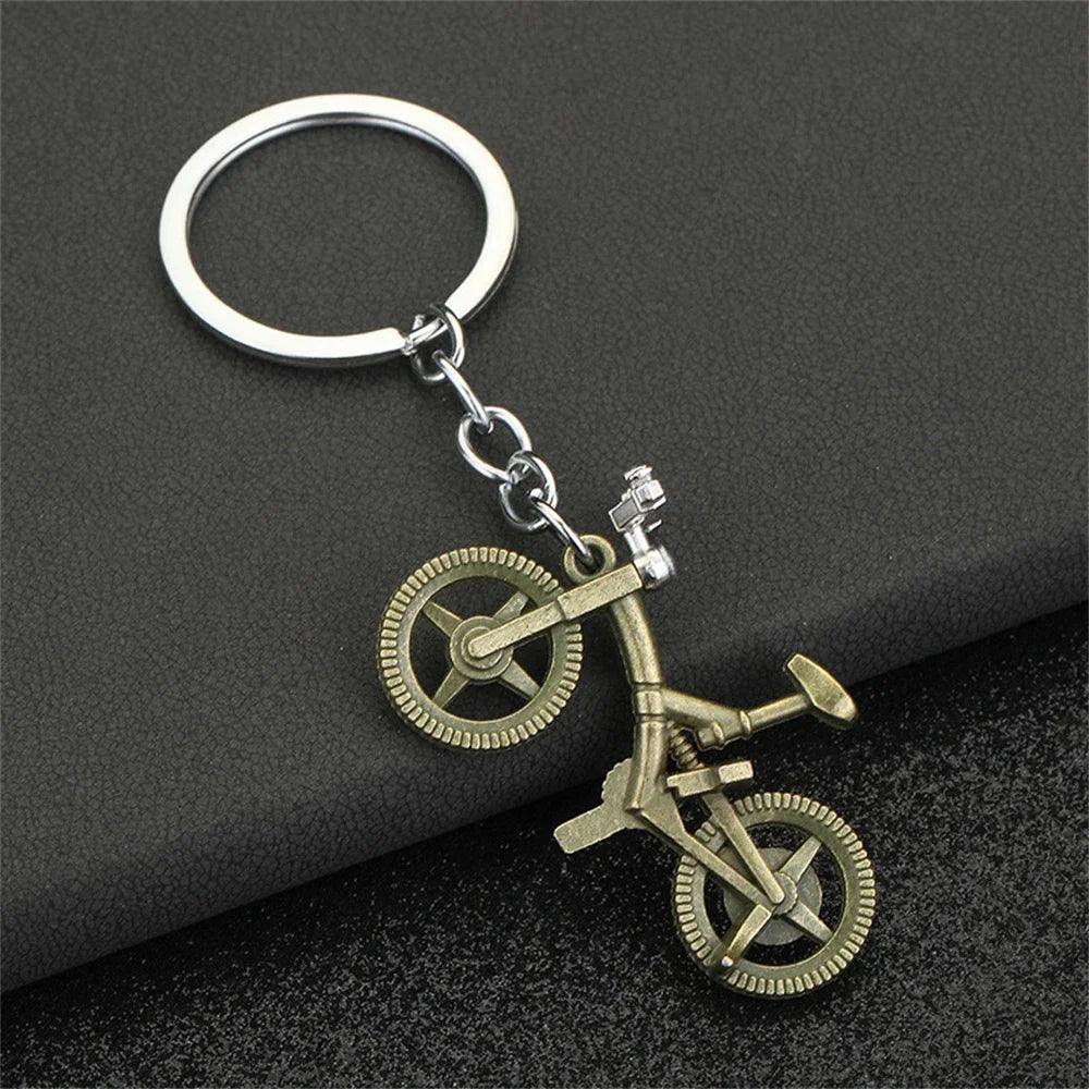 Unique Keychains - Simulation Bicycle - Mini Metal Bike Shaped Keyring - TSKC8 - Touchy Style