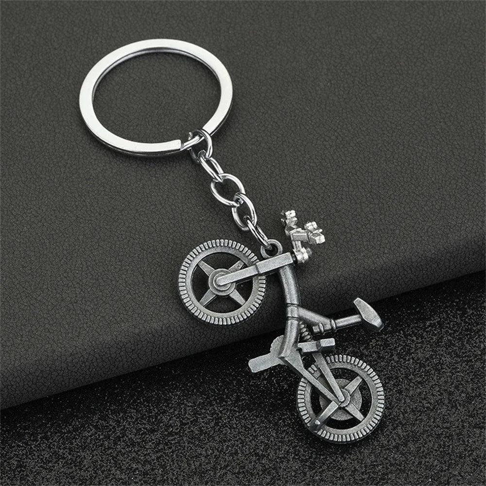 Unique Keychains - Simulation Bicycle - Mini Metal Bike Shaped Keyring - TSKC8 - Touchy Style