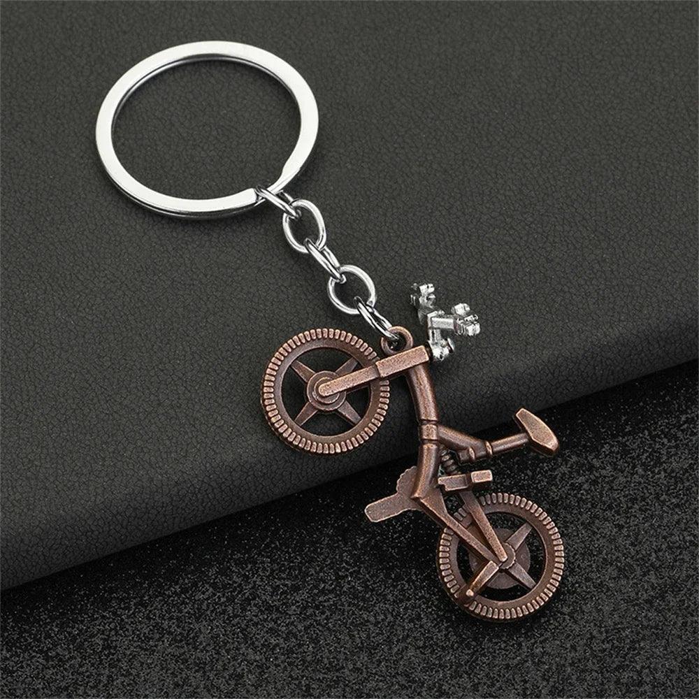 Unique Keychains - Simulation Bicycle - Mini Metal Bike Shaped Keyring - TSKC8 - Touchy Style