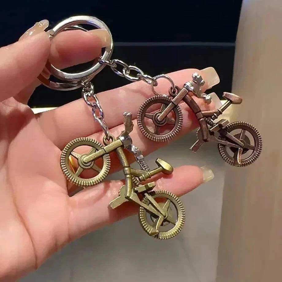 Unique Keychains - Simulation Bicycle - Mini Metal Bike Shaped Keyring - TSKC8 - Touchy Style