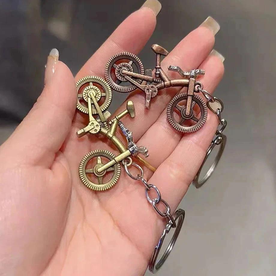 Unique Keychains - Simulation Bicycle - Mini Metal Bike Shaped Keyring - TSKC8 - Touchy Style