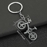 Unique Keychains - Simulation Bicycle - Mini Metal Bike Shaped Keyring - TSKC8 - Touchy Style