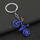 Unique Keychains - Simulation Bicycle - Mini Metal Bike Shaped Keyring - TSKC8 - Touchy Style