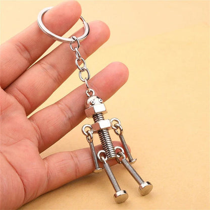 Unique Keychains - Vintage Robot - Movable Joint Robot Keyrings - TSKC9 - Touchy Style