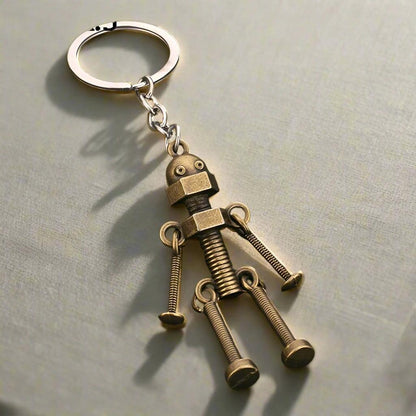 Unique Keychains - Vintage Robot - Movable Joint Robot Keyrings - TSKC9 - Touchy Style