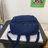 Vintage Canvas College Cool Backpack Laptop Denim School Bag GZ247 - Touchy Style .