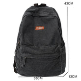 Vintage Canvas College Cool Backpack Laptop Denim School Bag GZ247 - Touchy Style .