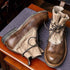 Warm Leather Ankle Boots Men&