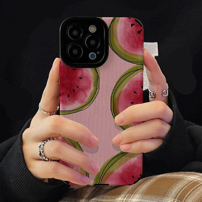 Watermelon Fruit Cute Phone Cases For iPhone 14, 13 Pro Max, 12, 11, XS Max, XR, X, 7, 8 Plus, SE - Touchy Style