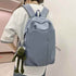 Waterproof Cool Backpack GE135: Fashion Solid Bookbag for High School - Touchy Style