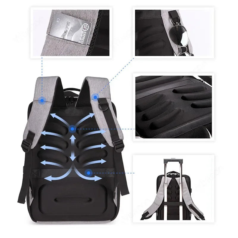 Waterproof Daypack Cool Backpacks MGCB430 Business Laptop Bag - Touchy Style