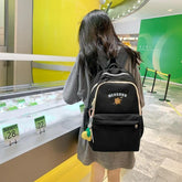 Waterproof Nylon Solid Cool Backpack RX443- Korean Style For Teenagers - Touchy Style