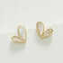 White Drop Earrings Charm Jewelry ECJXYO01 Sweet Heart Pattern Accessories - Touchy Style