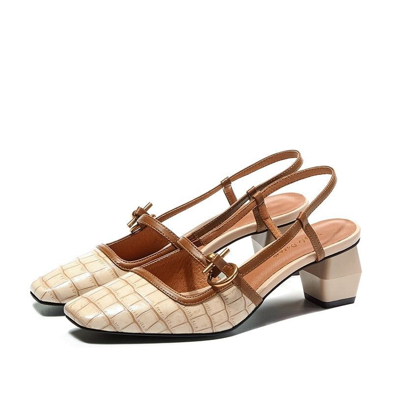 Buy Brown Heeled Sandals for Women by Metro Online | Ajio.com