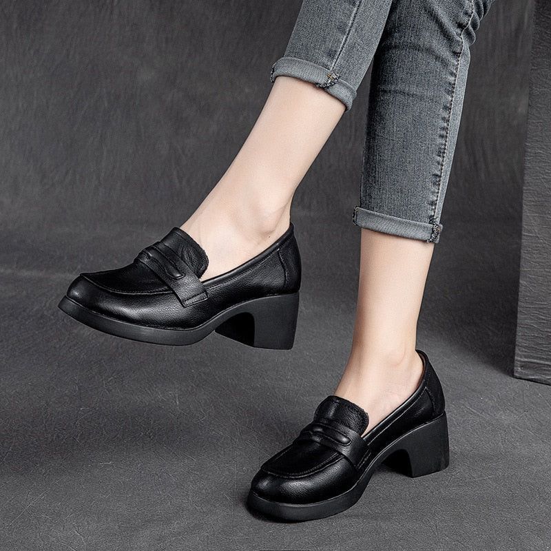 Women's Handmade Genuine Leather Casual Shoes