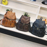 XA50H Vintage Cool Backpack: High-Quality Leather School Bags - Touchy Style .