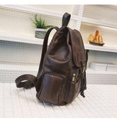 XA50H Vintage Cool Backpack: High-Quality Leather School Bags - Touchy Style .