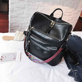 XA529H Leather Cool Backpacks: Students School & Multifunction Travel Bags - Touchy Style .