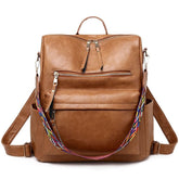 XA529H Leather Cool Backpacks: Students School & Multifunction Travel Bags - Touchy Style .