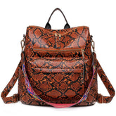 XA529H Leather Cool Backpacks: Students School & Multifunction Travel Bags - Touchy Style .