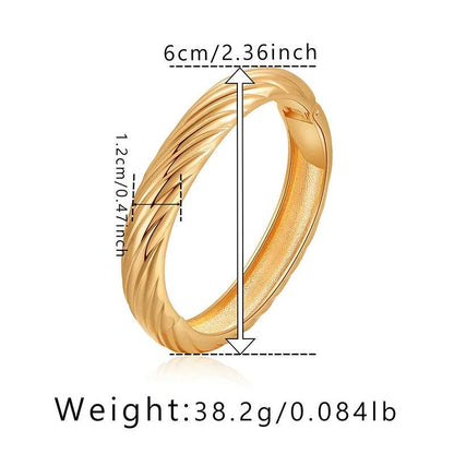 XLB0459 Bracelet Charm Jewelry - Elegant Exquisite Twist Simple Design - Touchy Style