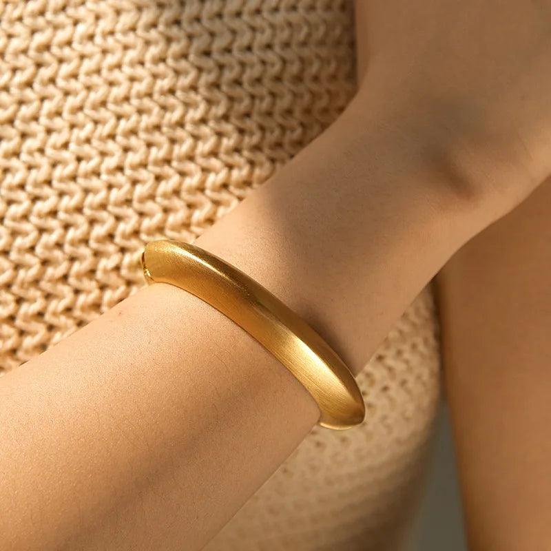 XLB0498 Bracelet Charm Jewelry - Simple Alloy Bangle - Touchy Style